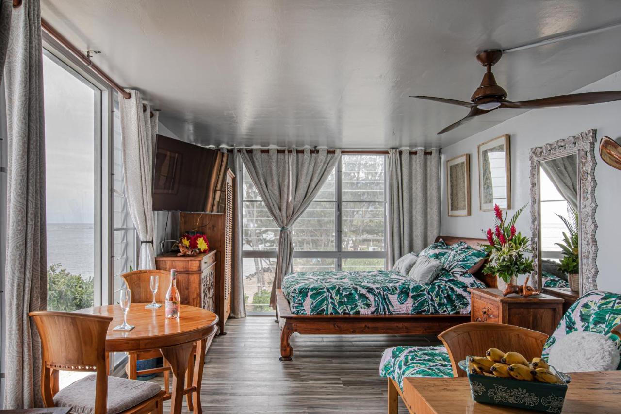 Breezy Beachfront Bali-Style Haven 180 Degree Oceanview Hau'ula Екстер'єр фото